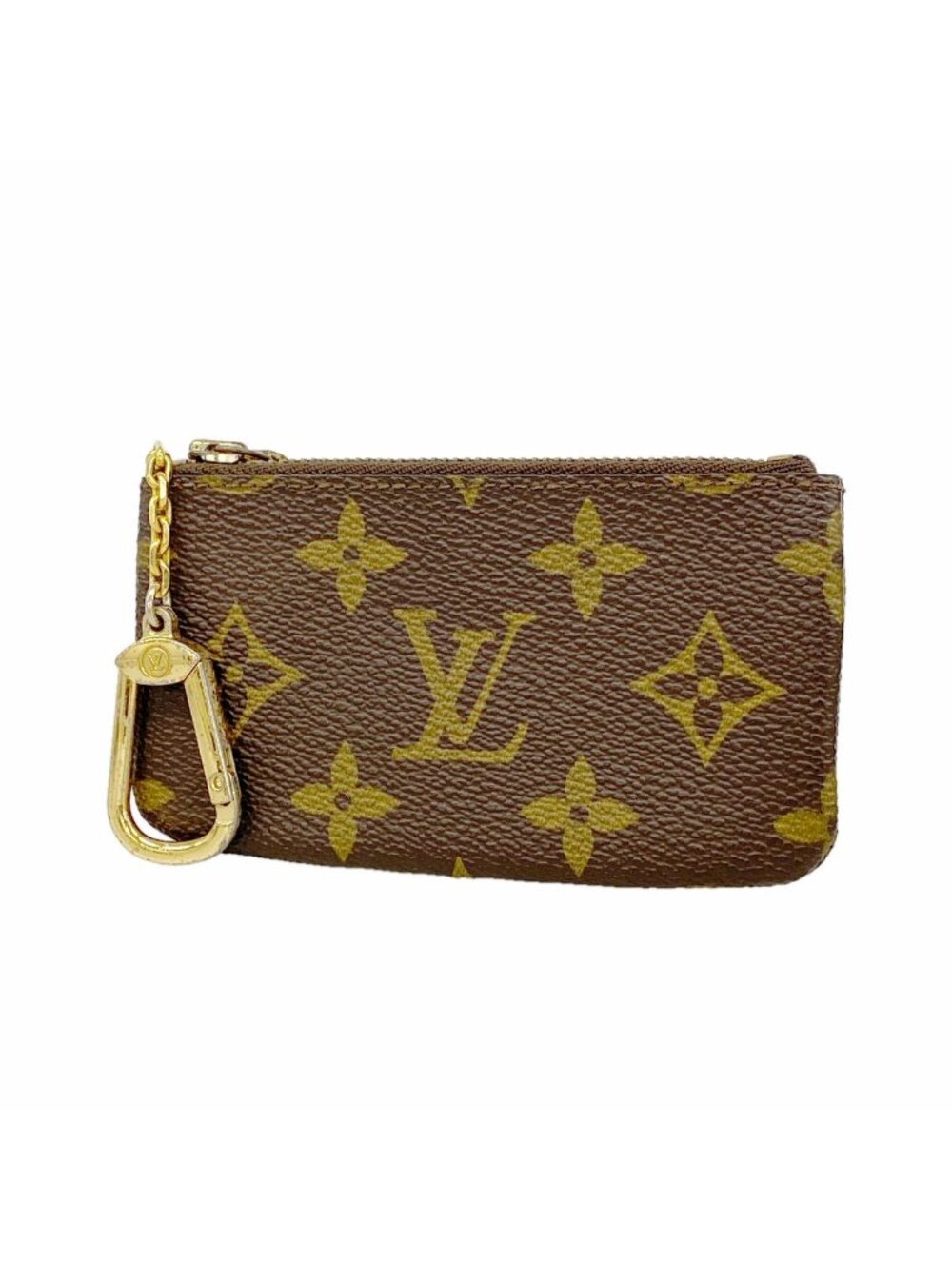 Louis Vuitton Coin Purse Monogram Pochette Cles Brown